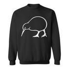 Cute Kiwi On Chest New Zealand Kiwi Bird New Zealand Sweatshirt