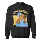 Cute Nap Capybara Pyjamas Nappybara Sweatshirt