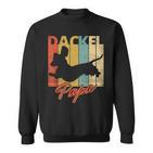 Dachshund Daschel Papa Dachshund Dog Retro Vintage Sweatshirt