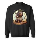 Dachshund Hunter On Dachshund Game Hunting Sweatshirt