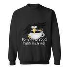 Der Früheogel Kann Mich Mal Kaffee Raven Gray Sweatshirt