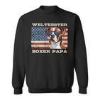 Deutscher Boxer Weltbester Boxer Papa Boxer Hundepapa Sweatshirt