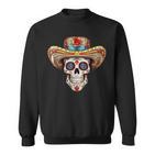 Dia De Los Muertos Carnival Mexican Head Sugar Skull Sweatshirt