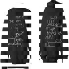 Die Mit Dem Hund Chillt Dog Owners Dog Black S Sweatshirt