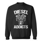 Diesel Addicts Power Stroke Engine 4 X 4 Sweatshirt