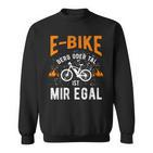E-Bike Bicycle E Bike Electric Bicycle Man Slogan Sweatshirt