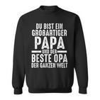 Ein Große Papa Und Der Beste Opa Papa Opa E S Sweatshirt