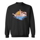 Erdmännchen Schwimmen Wildlife Hobbyschwimmer Sweatshirt