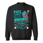 Father's Day Papa Superheroersucht Das Beste Geschenk Father S Sweatshirt