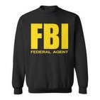 Fbi Federal Bureau Of Investigation Chest Logo Agent Sweatshirt