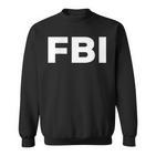 Federal Bureau Of Investigation Fbi Costume Sweatshirt