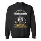 Feuerwehrmann Und Papa Ich Rocke Beide Titel Witziges Sweatshirt