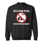 Bitte Keine Fotos Bitte Keine Fotos German Lang Black Sweatshirt