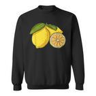 Lemon Citrus Fruit Sweatshirt