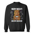 With Gaming Nerv Nicht Bin Am Zocken Sweatshirt