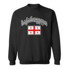 Georgien-Flagge Stolzer Georgier Auf Georgisch Sweatshirt