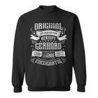 Gerhard Vintage Sweatshirt, Personalisiert mit Typografie-Design