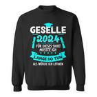 Geselle 2024 Azubi Gesellenprüfung Bestanden Training Sweatshirt