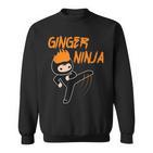 Ginger Ninja Warrior Ginga Red Hair Sweatshirt