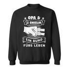 Grandpa & 2 Enkelin Ein Bund Grandfather Sweatshirt