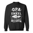 Grandpa Und Enkel Wir Sind Die Beste Komplizen Sweatshirt