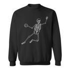 Handball Handballer Boys Children Black S Sweatshirt