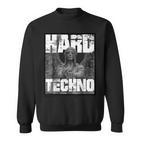 Hard Techno Rave Angel Statue S Sweatshirt