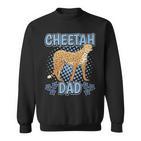 Herren Cheetah Dad Papaatertag Gepard Sweatshirt