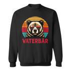 Herren Lustige Geschenkeidee Papa Dadatertagater Bäraterbär Sweatshirt