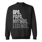 Herren Opa Und Papa Großvateratertag Sweatshirt