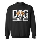 Hunde- Für Herren Hund Papa Pfotenabdruck Hundeliebhaber Herren Lustig Sweatshirt