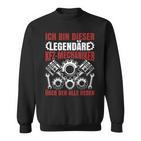 Ich Bin Dieser Legendäre Kfz Mechaniker Long-Sleeved Sweatshirt