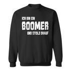 Ich Bin Ein Boomer Und Stolz Drauf Sweatshirt