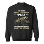 Ich Bin Ein Modellleisenbahn Papa Eisenbahn Modellbahn Sweatshirt