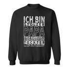 Ich Bin Stoler Papa Einer Wahnsinnig Fantastischen Tochter Sweatshirt