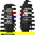 Ich Brauche Keine Therapie Ich Muss Nur Nach Kroatien Sweatshirt