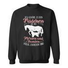 Ich Gehöre zu den Mädchen: Pferdereiten & Hunde Sweatshirt
