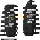 Ich Hasse Morgenmenschschen Und Morgen & Menschen Morgenmuffel I Hasse Sweatshirt