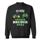 Ich Werde Großer Bruder 2024 Tractor Sweatshirt