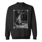 Idyllen Des Königs Gotisch Okkulten Heidnischen Gustave Dore Mittelalter Sweatshirt