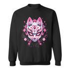 Japanese Sakura Mask Anime Manga Techwear Kawaii Sweatshirt