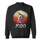 Judoka Sparring Retro Judo Sweatshirt