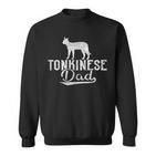 Katzenbesitzer Katzen Papa Tonkinese Dad Sweatshirt