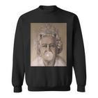 Kaugummi-Blase Grafikdruck Sweatshirt, Unisex Kreativ-Design