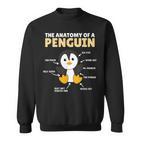 Lustige Erklärung Eines Pinguins Anatomie Eines Pinguins Sweatshirt