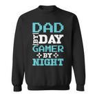 Lustiger Neuerater 2023 Erwartet Papa Papa Gamer Sweatshirt