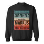 Markus First Name Lettering Boys Sweatshirt