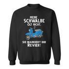 Meine Schwalbe Nicht Sie Markiert Schwalbenfahrer Simson Sweatshirt