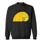 Minimalistisches Geometrisches Elefanten-Design Unisex Sweatshirt, Stilvolles Mode-Tee