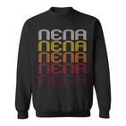 Nena Retro Wordmark Pattern -Intage Style Sweatshirt